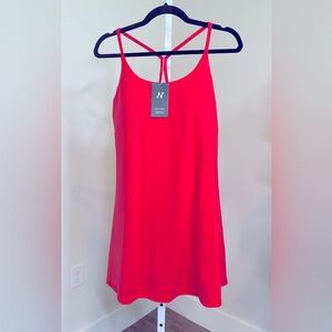 Padded  2-in-1 Activity Sport Dress With Shorts, NWT HALARA, stretchy